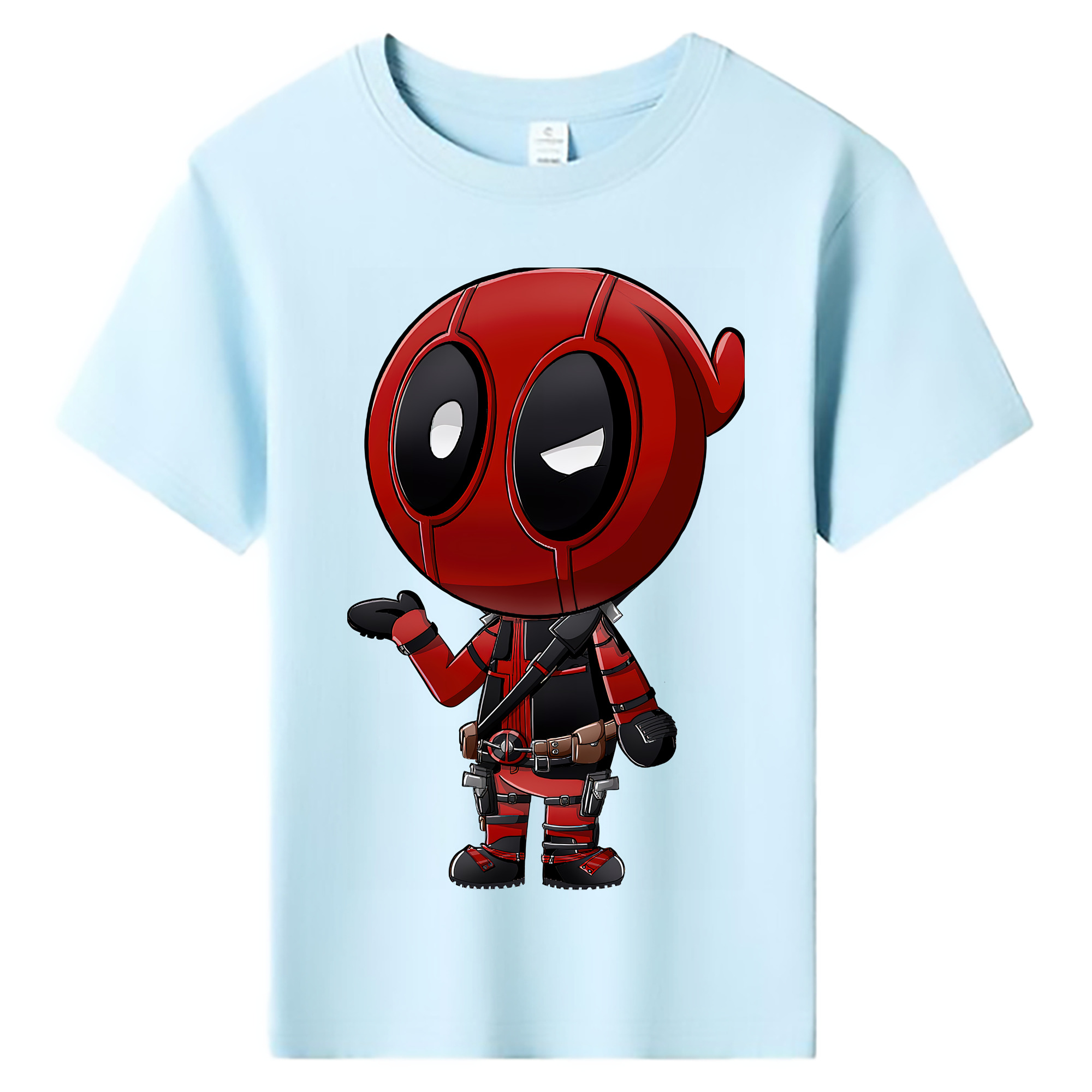 （画像用） Deadpool デッドプール 綿100％キッズTシャツ（フロントプリント）